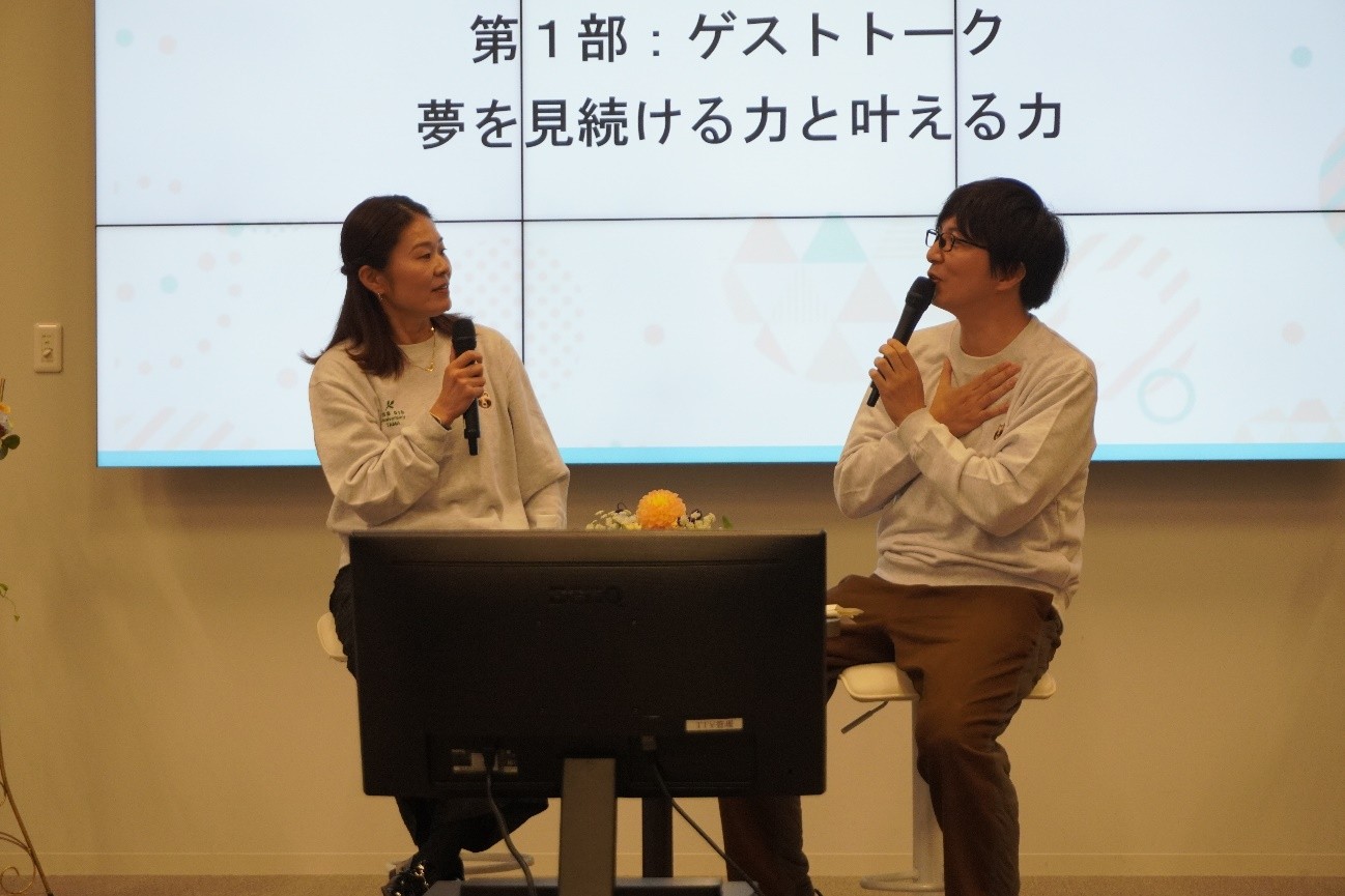 澤穂希さん×土屋礼央さんトークショーの様子