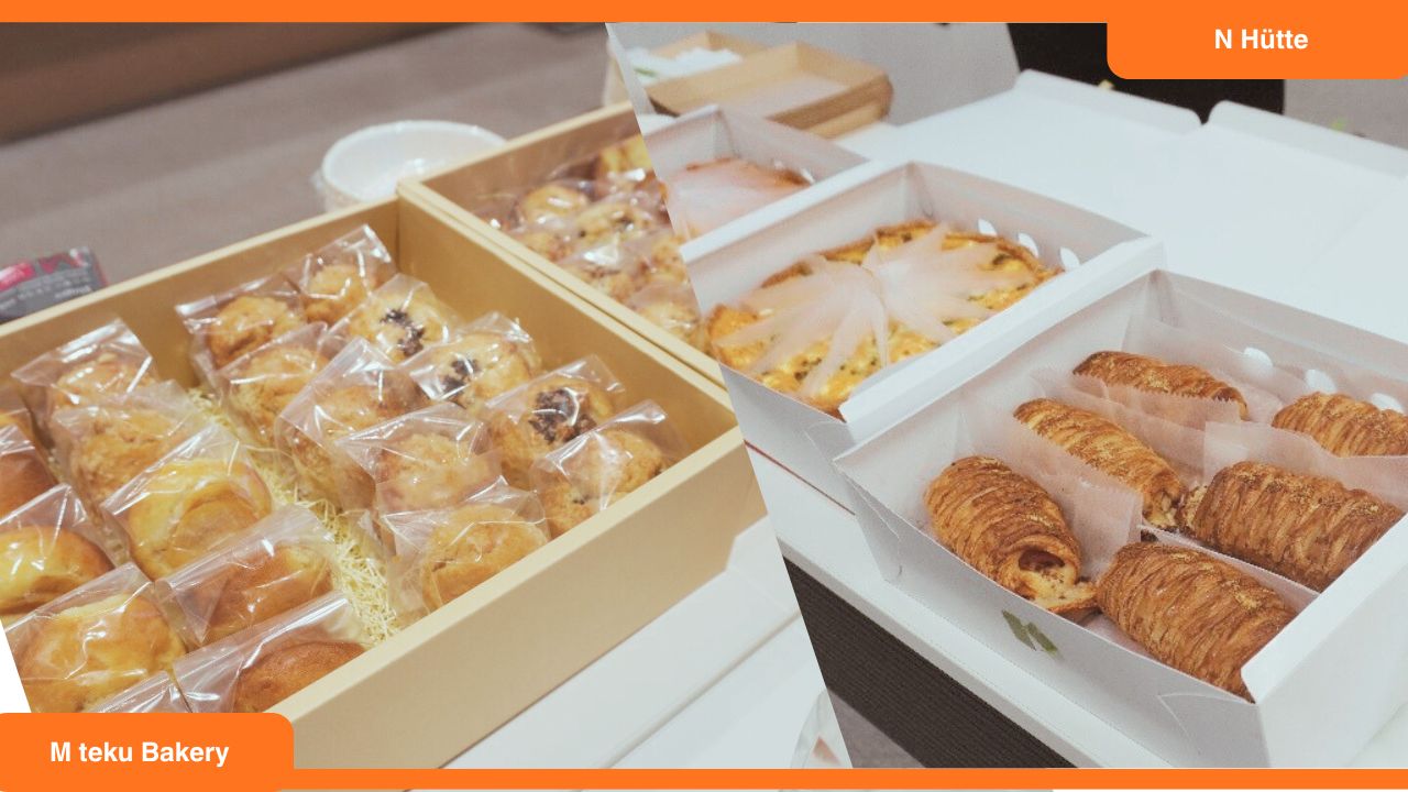 N Hütte、パンと焼き菓子「M teku Bakery」