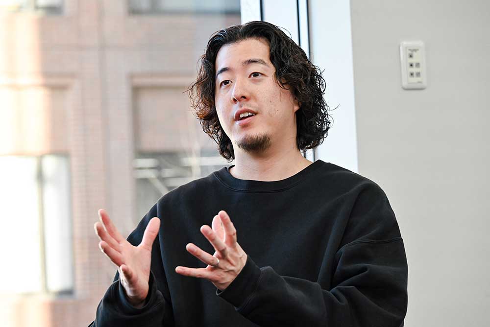 インタビュー風景