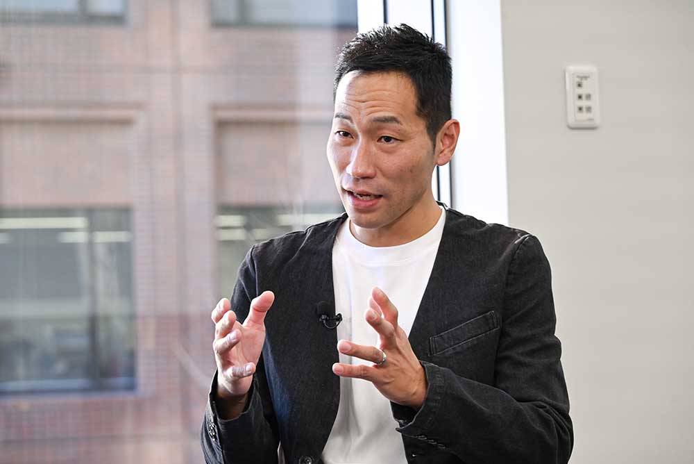 インタビュー風景