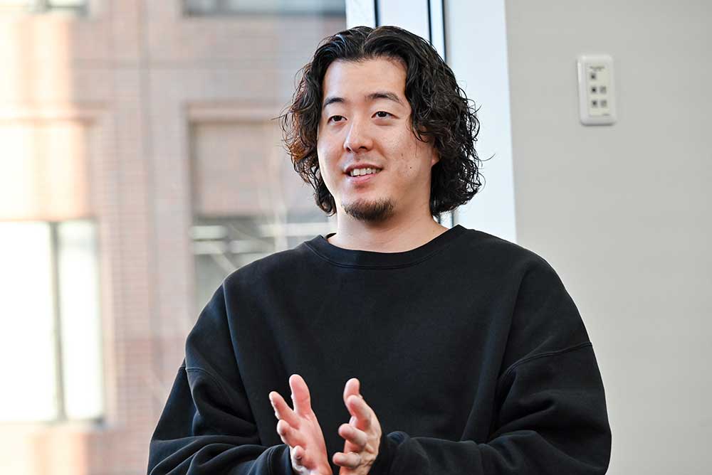 インタビュー風景