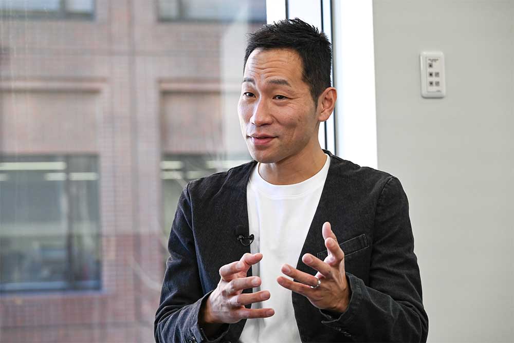 インタビュー風景